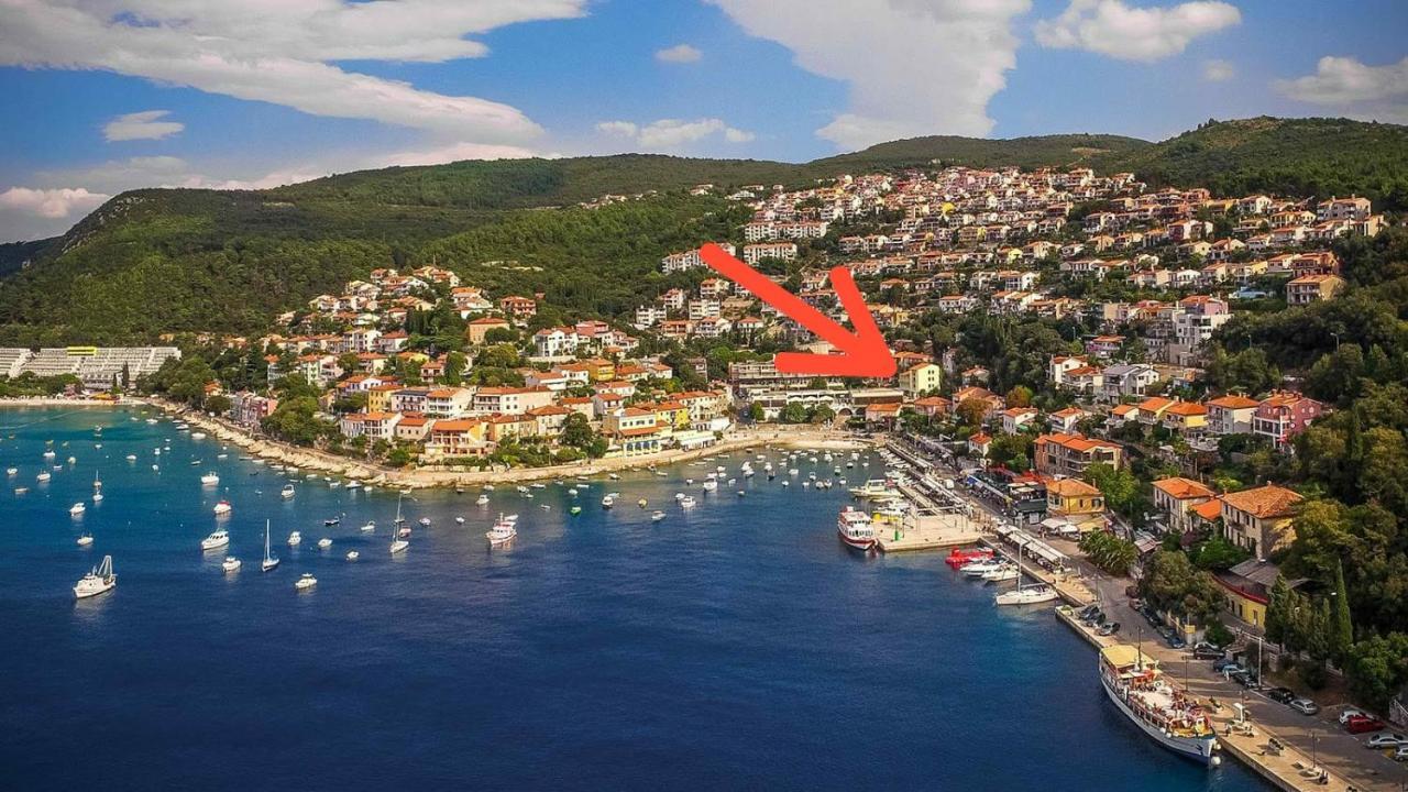 Apartments Galeb Rabac Kültér fotó
